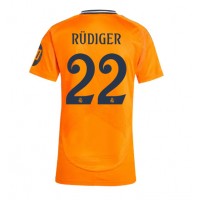 Real Madrid Antonio Rudiger #22 Vonkajší Ženy futbalový dres 2024-25 Krátky Rukáv